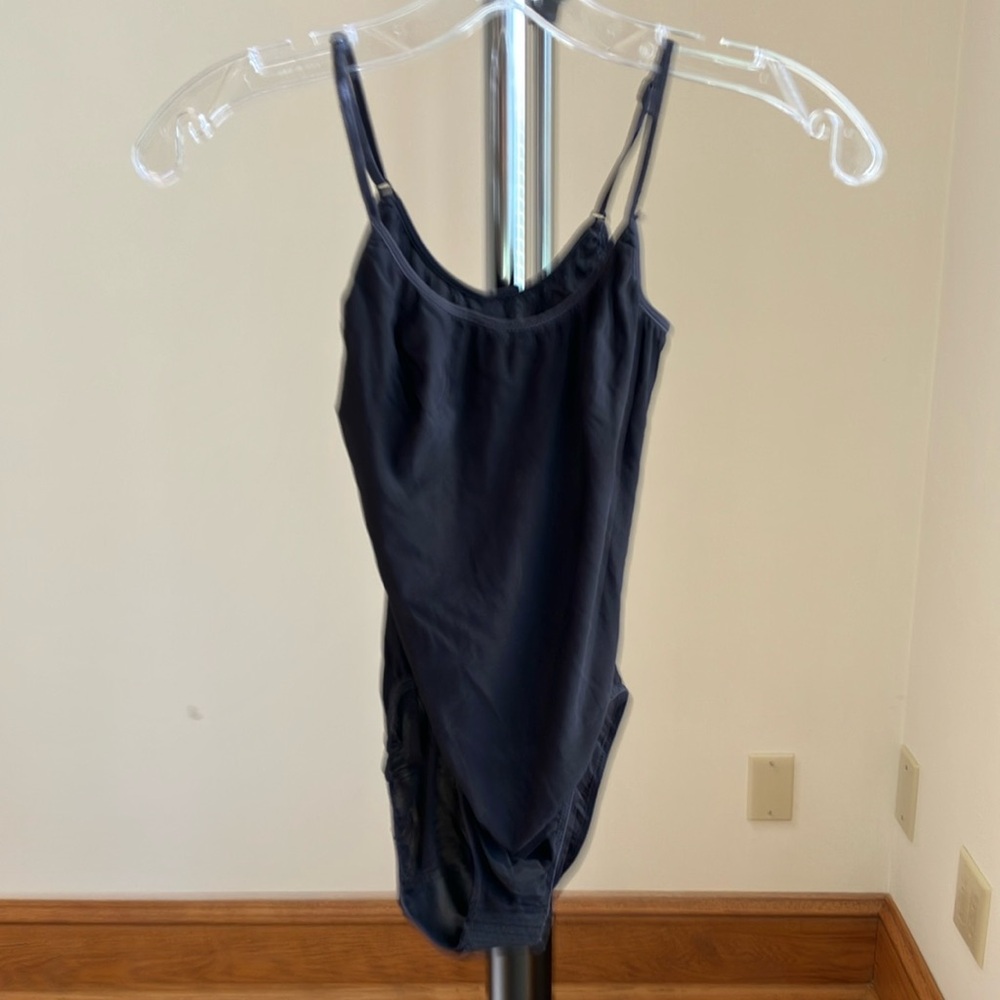 Black Spaghetti Strap Bodysuit